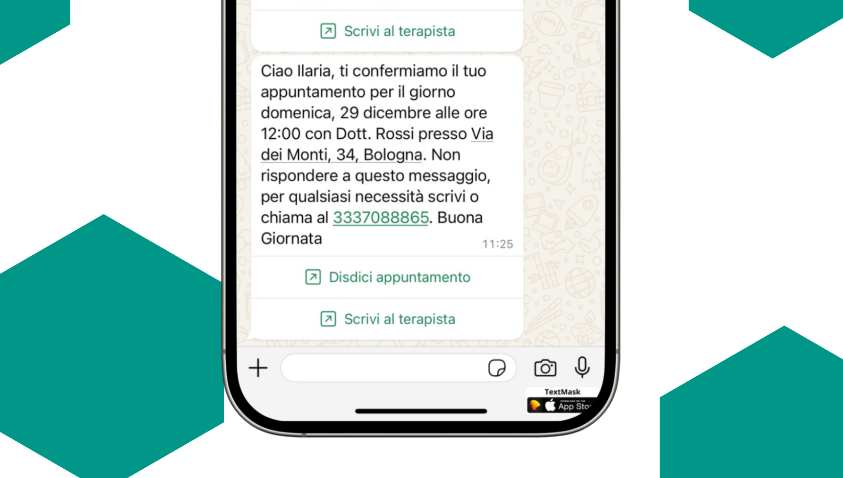 Bottoni interattivi Pazienti